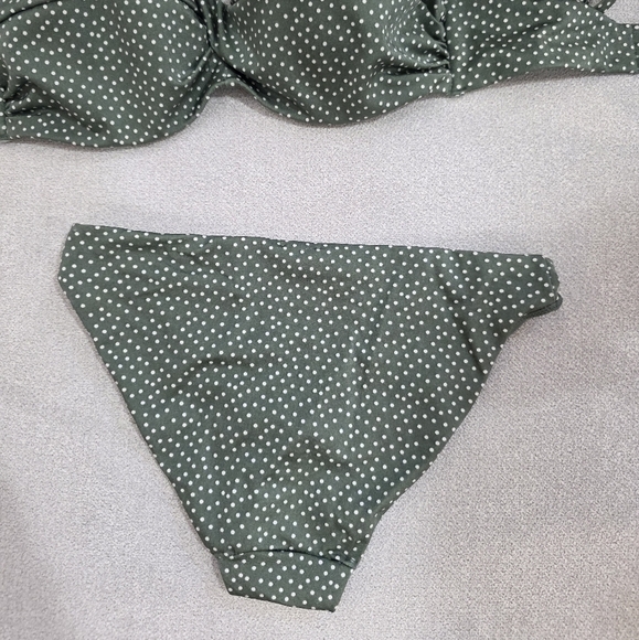 H&M Green Polka Dot Bikini Set - Picture 14 of 16